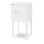 Frida sängbord med två lådor