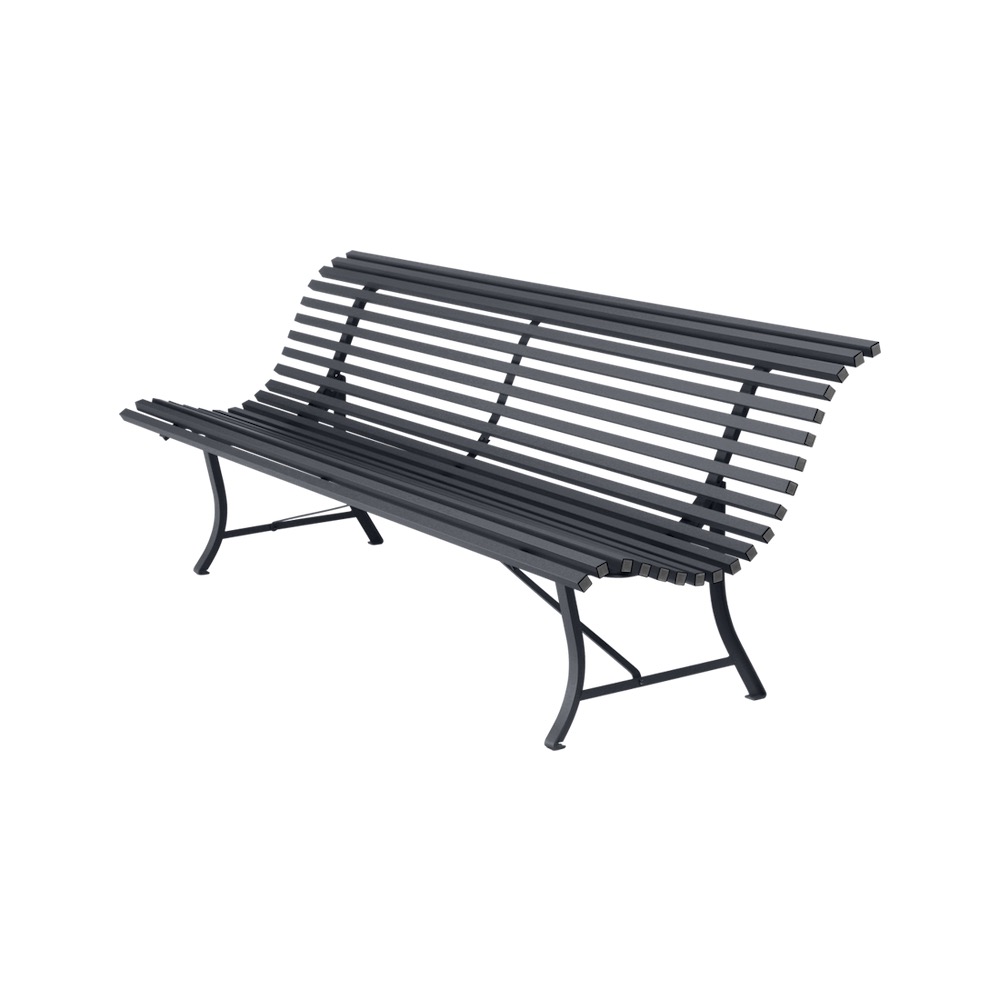 LOUISIANE_BANC_200_CM_CARBONE