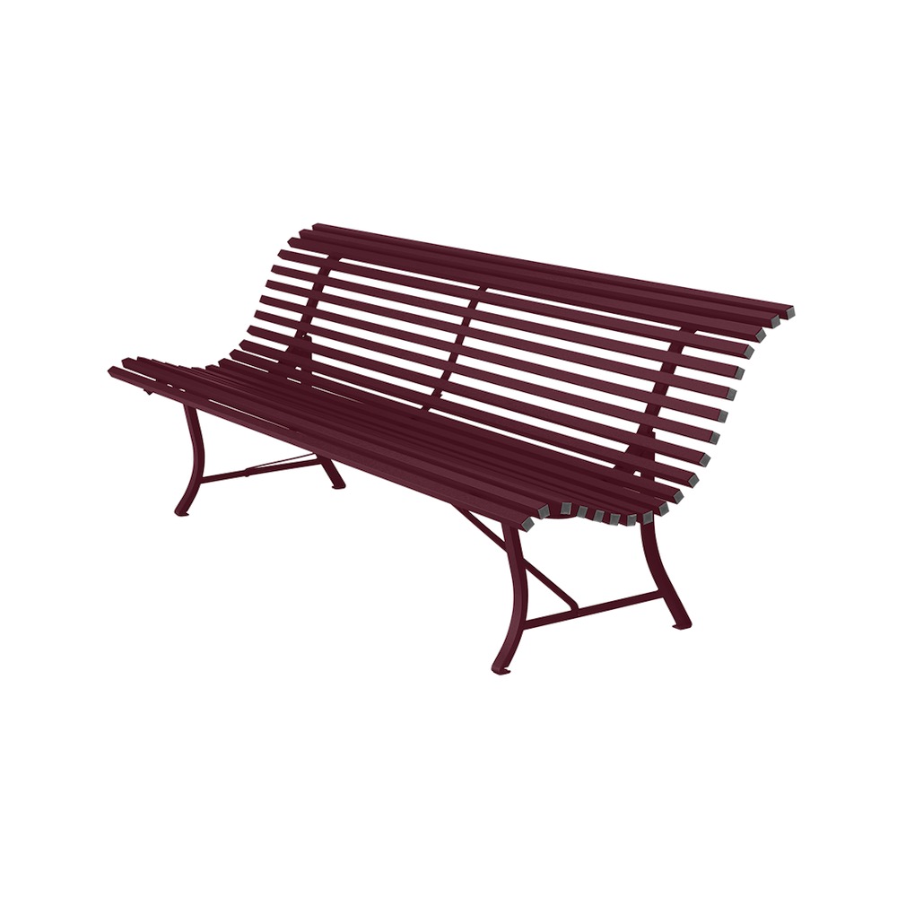 LOUISIANE_BANC_200_CM_CERISE_NOIRE