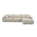 Maksi 3-sits soffa + pall