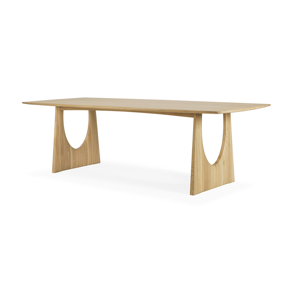 Oak Geometric dining table - Bild 4