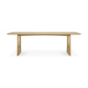 Oak Geometric dining table - Thumbnail Image 1