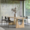 Oak Geometric dining table - Thumbnail Image 3