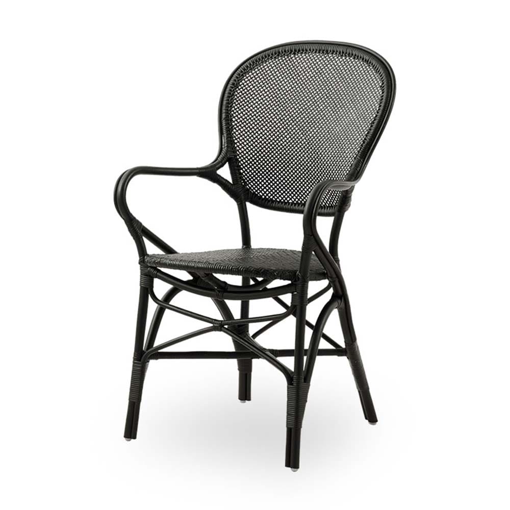 Rossini-armchair-Sika-Design-black
