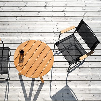 Bord Teak ø64 - Bild 2