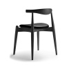 CH20 Elbow chair stol svartlack - Thumbnail Image 1