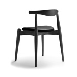 CH20 Elbow chair stol svartlack