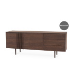 JOEL Sideboard rökoljad ek