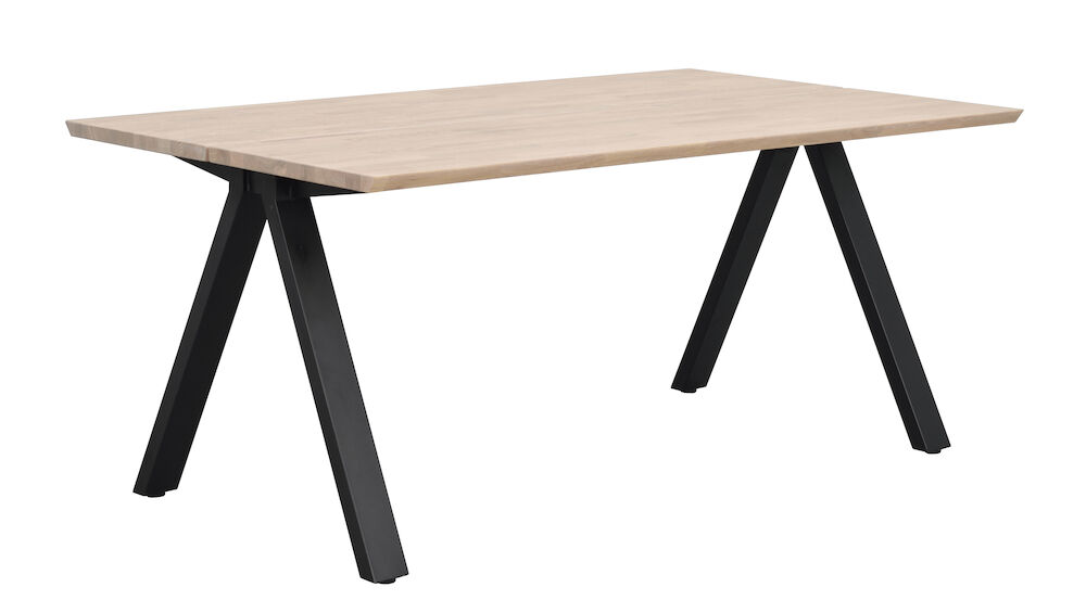 Carradale matbord 170 V-ben svart metall - Bild 1