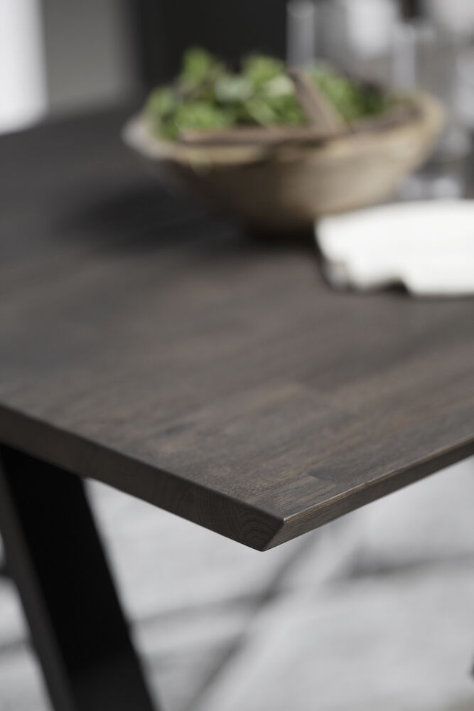 Carradale matbord 170 V-ben svart metall - Bild 5