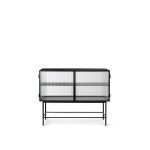 Haze Sideboard - räfflat glas