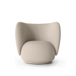 Rico Lounge Swivel Ull Boucle Stol