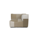 Catena Corner L200 Patchwork - Sand/Off-Whitewhite Soffa