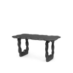 Dal Piece Sidobord - Svart Aluminium