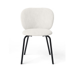 Rico Stol Svart Bouclé - Benvit Stol