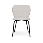 Rico Stol Svart Soft Bouclé - Benvit/Sand Stol