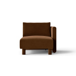 Dase Chaise Lo R Rich Velvet - Brun Soffa