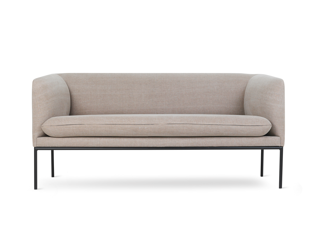 Turn 2-sits bomullslinne - natural Soffa - Bild 1