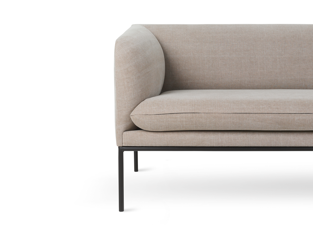 Turn 2-sits bomullslinne - natural Soffa - Bild 2