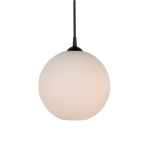 Pendel Capo Ø30 svartstruktur/opal glas