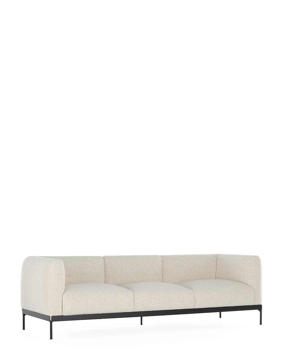 Asia 3-sits Soffa Bouclé - Bild 4