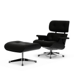 Vitra Eames Lounge Chair & Ottoman – Chestnut Black, New Dimensions
