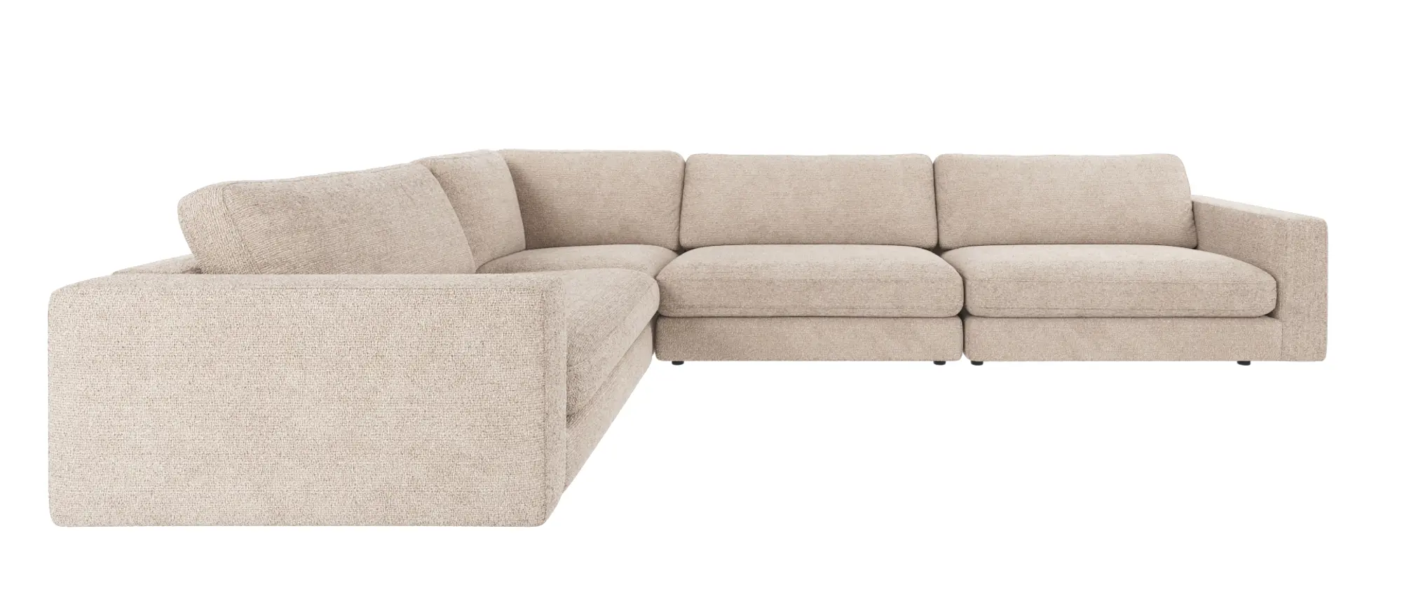 Duncan Hörnsoffa 2+3-sits – Ljusgrå, 345×233×78 cm - Bild 1