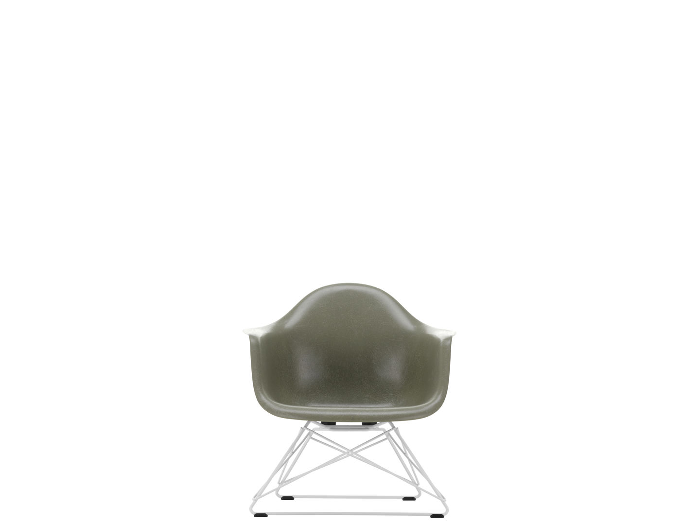 Eames Fiberglass Armchair LAR loungefåtölj från Vitra