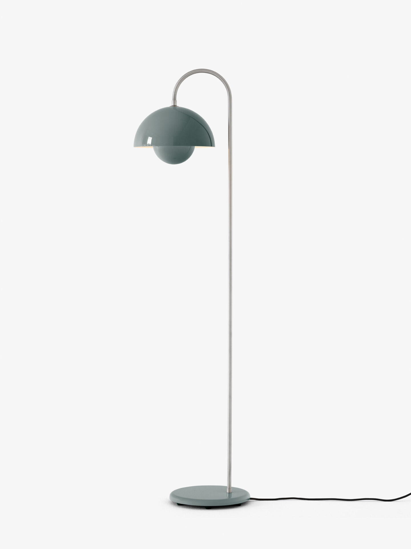 Flowerpot VP12 golvlampa Stone blue från &Tradition
