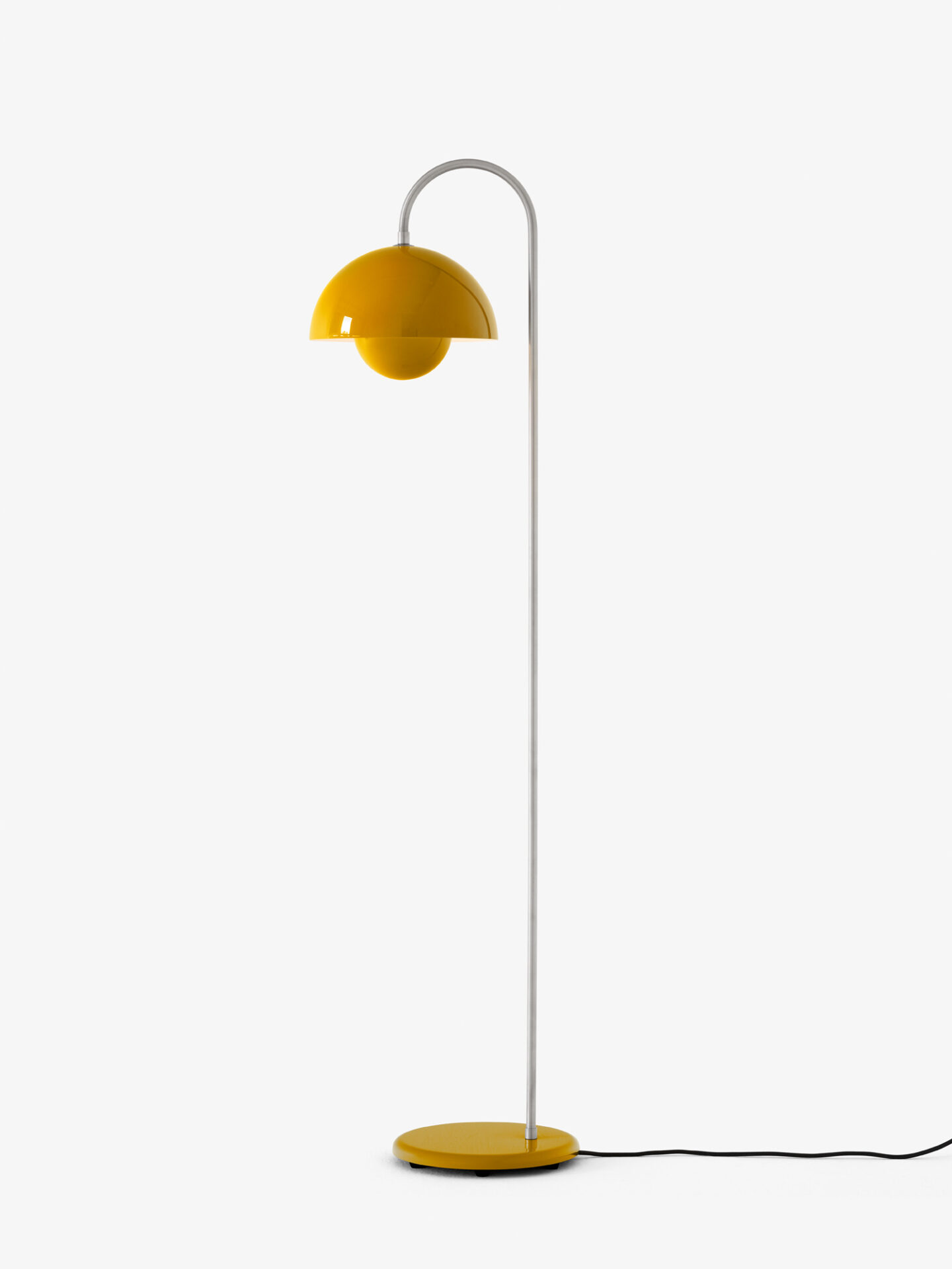 Flowerpot VP12 golvlampa Mustard från &Tradition