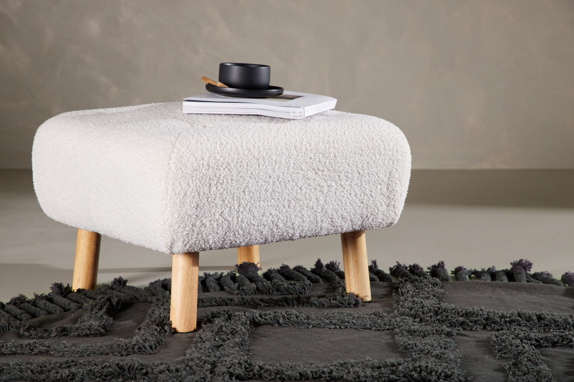 Salina Ottoman 56 x 56 x 41 White - Bild 6