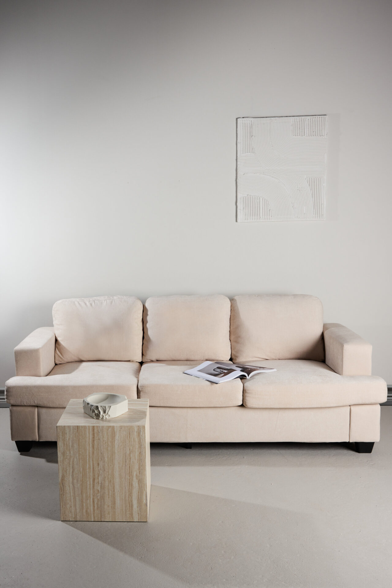 Sani 3-sits soffor Greige - Bild 2